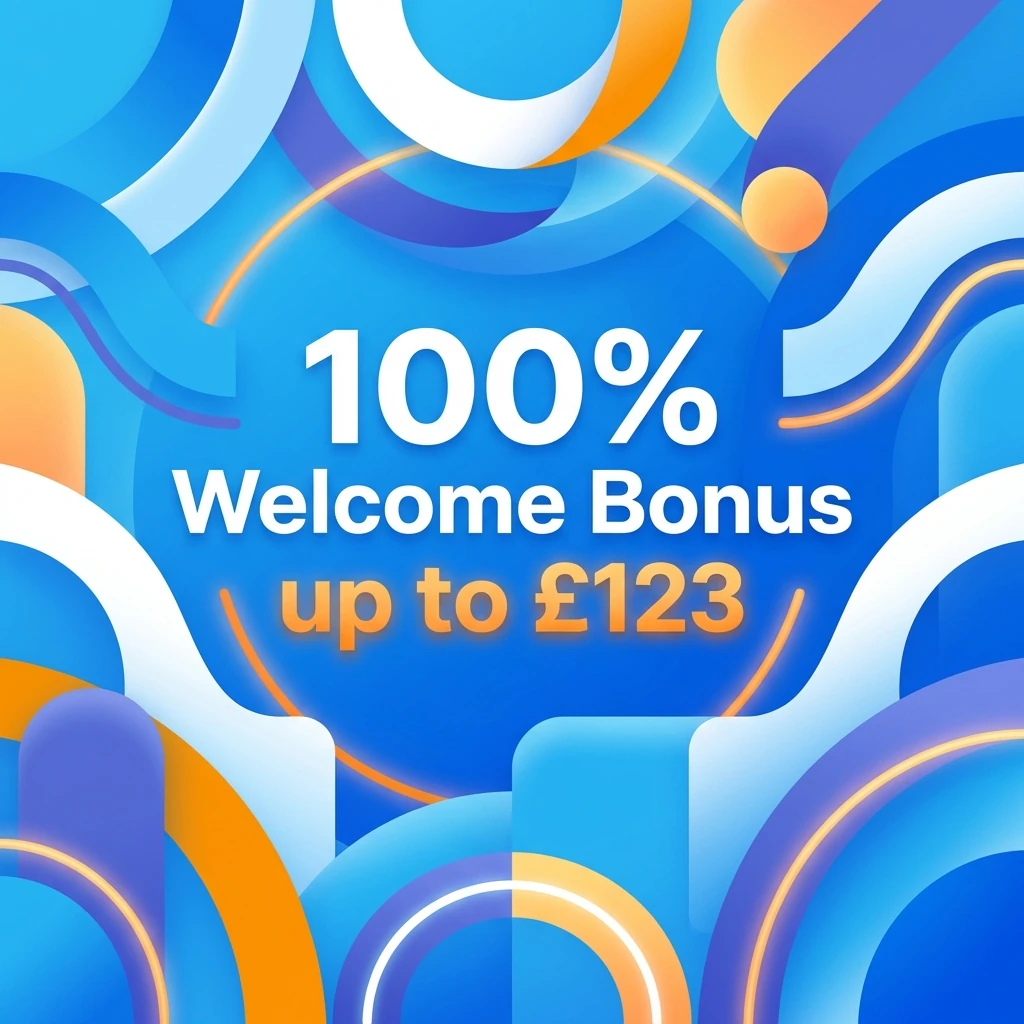 100% Welcome Bonus up to £123